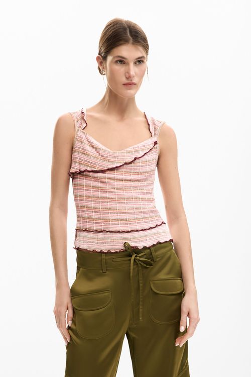 Ruffled t-shirt