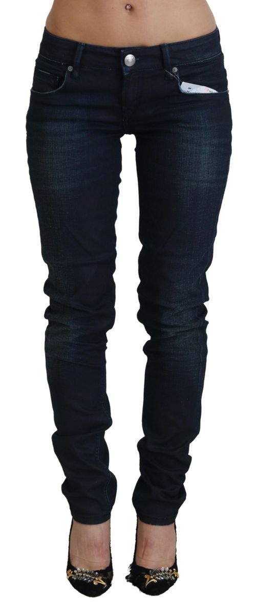 Acht Blue Low Waist Slim Fit Women Denim Women's Jean