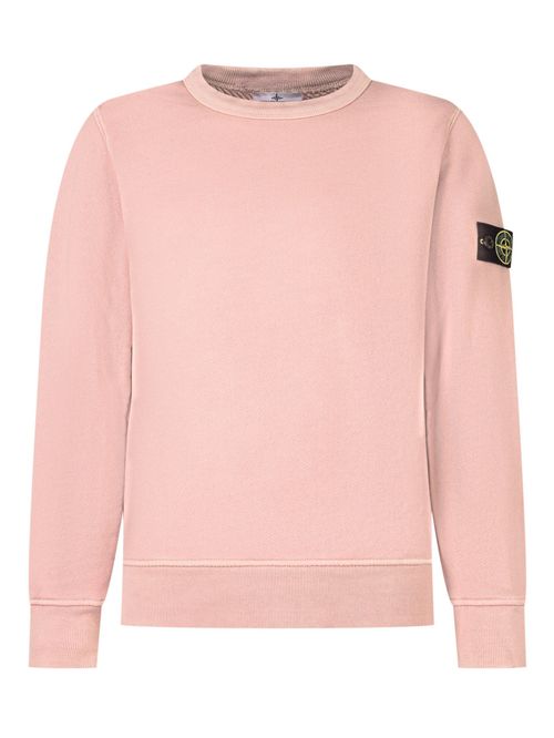 Kids Pink Solid Sweatshirt