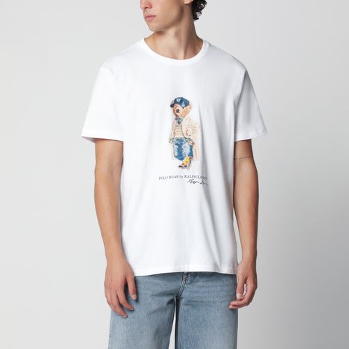 White Polo Bear Custom Slim-Fit T-shirt