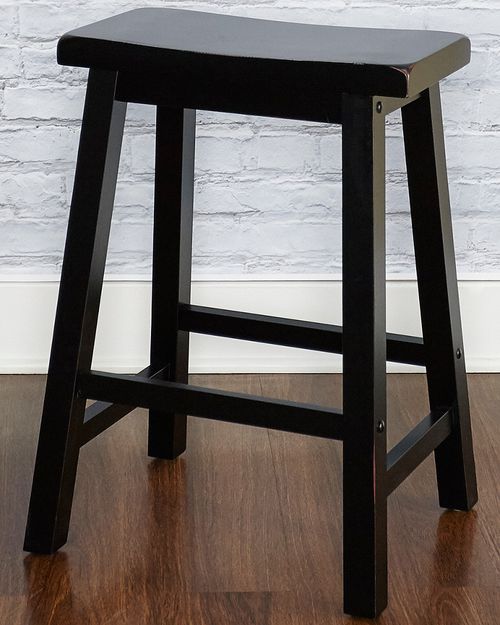 Dean Antique Black with Sand Through Terra Cotta Counter Stool