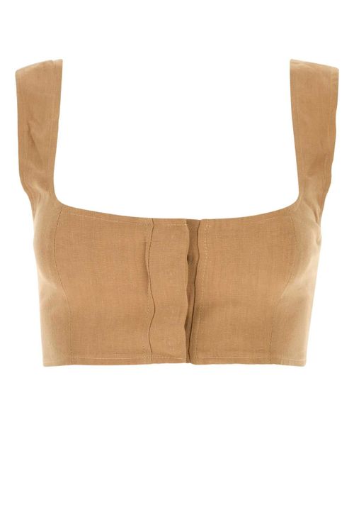 Jirja Crop Top — Beige