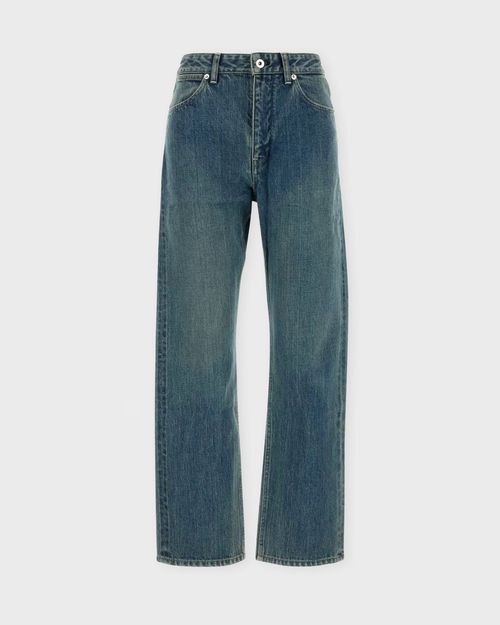 Jil Sander Trousers Slim Deft Blue Deni
