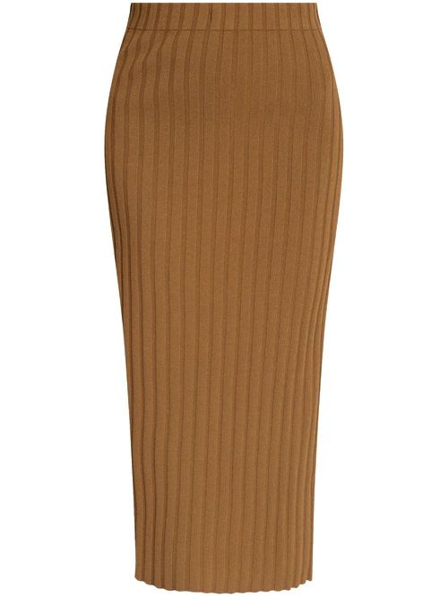 Fiemme midi skirt - Brown