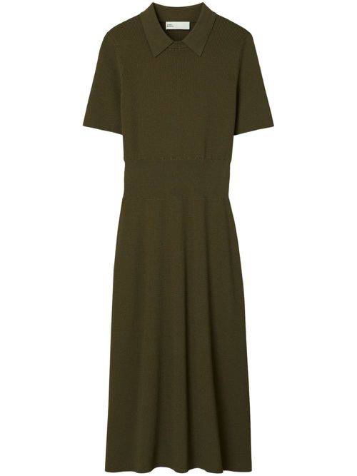 Short-sleeved dress - Green