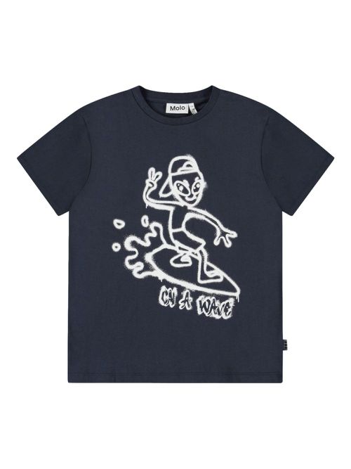 Graphic-print t-shirt - Blue
