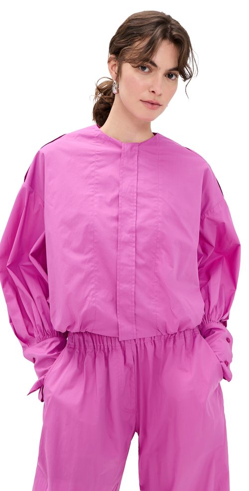 Diana Poplin Blouse Fuxia