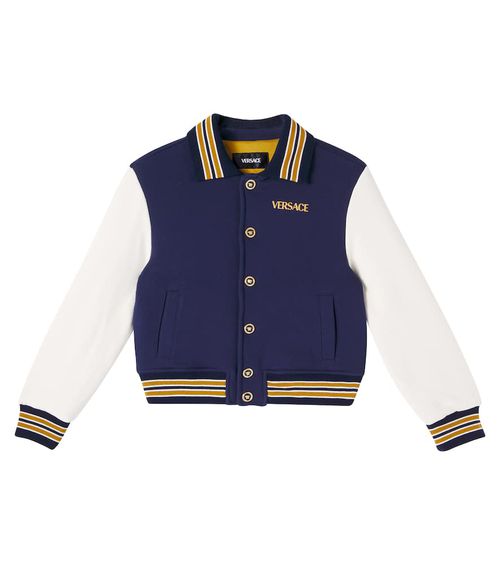 Safety Pin cotton varsity jacket
