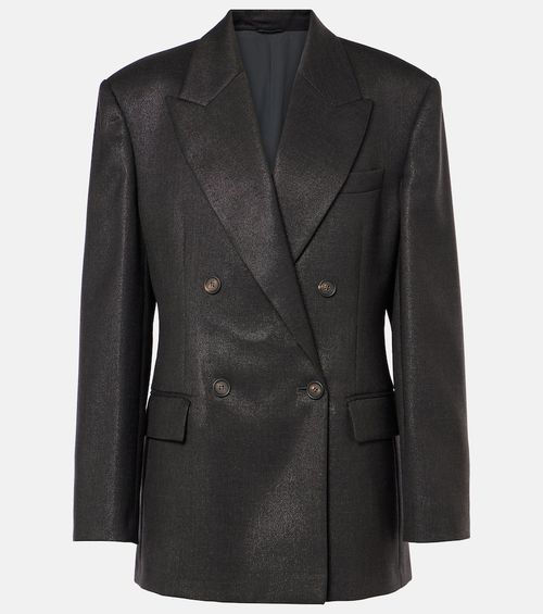Wool-blend blazer