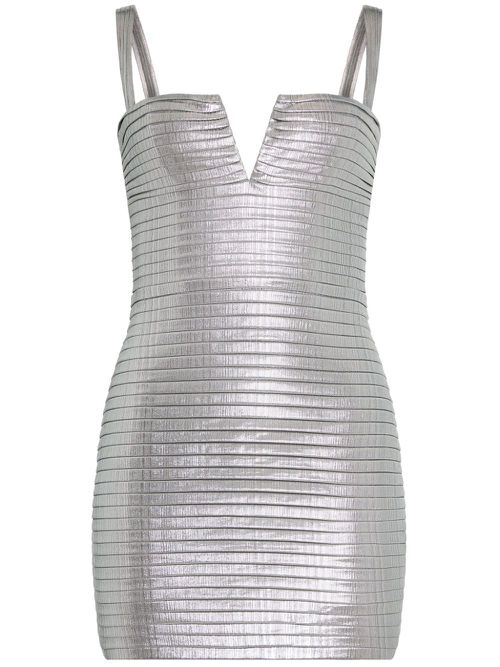 Liora mini dress - Silver
