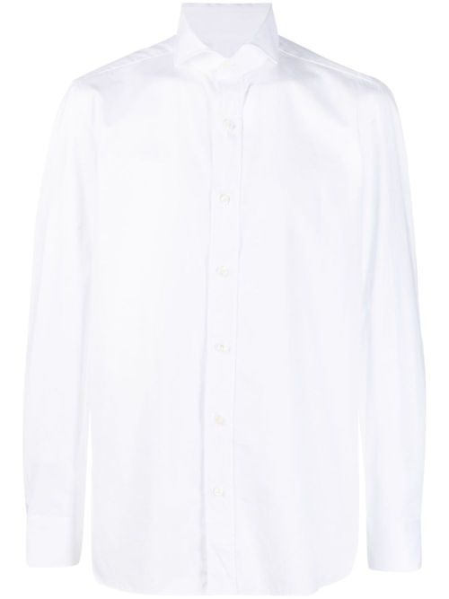 Stylish Cotton Long Sleeve Shirt with Buttoned Cuffs