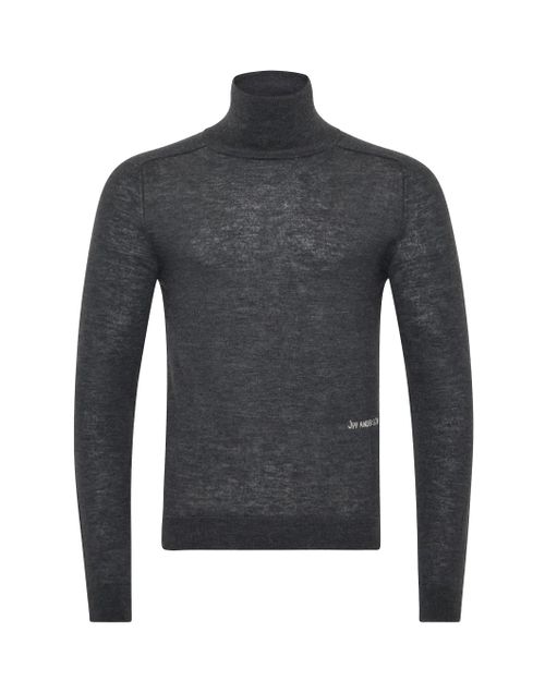 Turtleneck Jumper Charcoal Melange