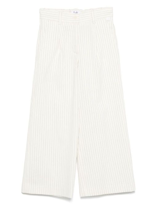 Striped trousers - Neutrals