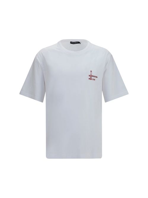Cotton with Logo Print T-Shirt — White