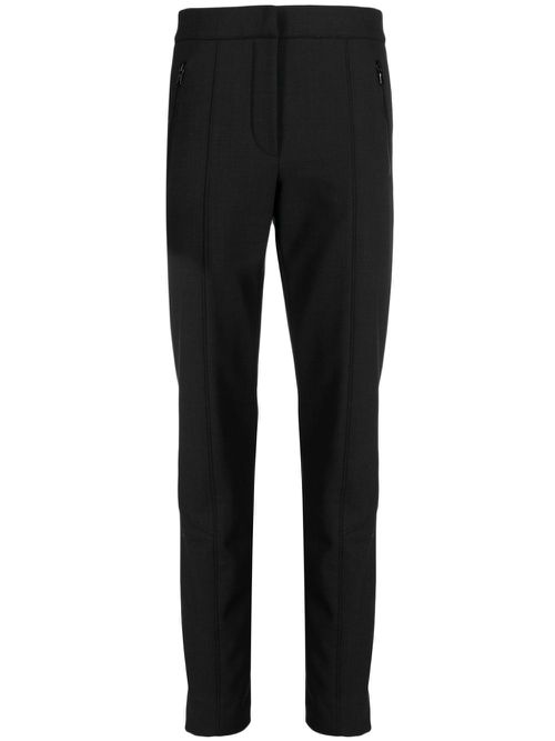 Slim-cut trousers - Black