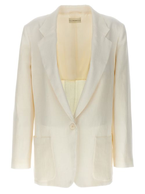 -Enza Blazer And Suits Bianco-Donna