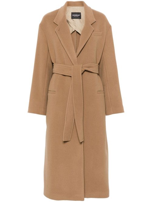 Double-breasted coat - Brown