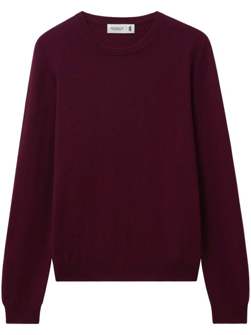 Round-neck cashmere jumper - Red