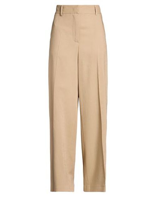 Woman Pants Sand Size 8 Viscose, Polyester, Elastane
