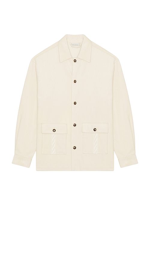 Drle De Monsieur Dr?le De Monsieur La Surchemise Corduroy in White. - XL/1X also in L, M, S, XXL/2X