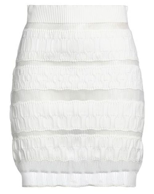 Woman Mini skirt White Size ONESIZE Polyester, Cotton, Nylon