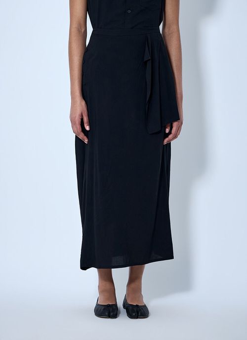 B Twisted Skirt - Woman Skirts Black It