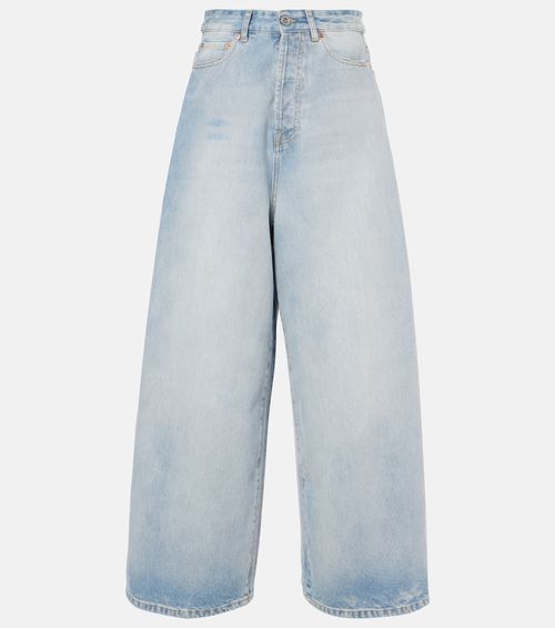 Oversized wide-leg jeans