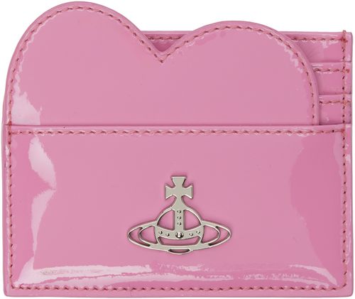 Vivienne Westwood Pink Heart Card Holder