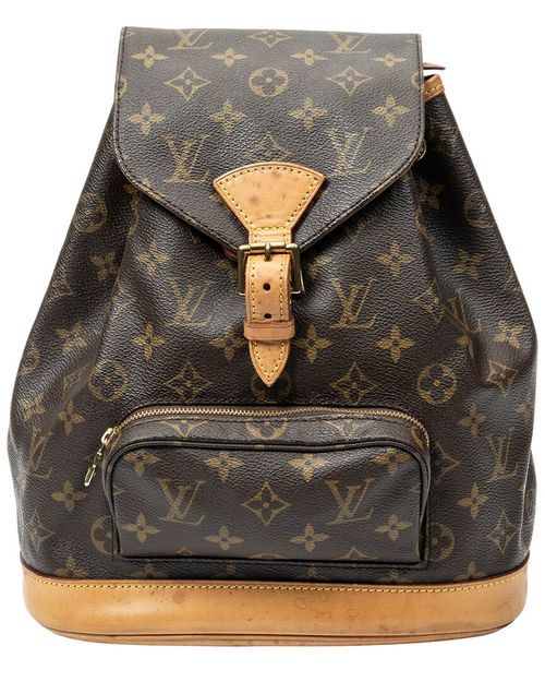 Brown Monogram Canvas Montsouris (Authentic Pre-Loved)