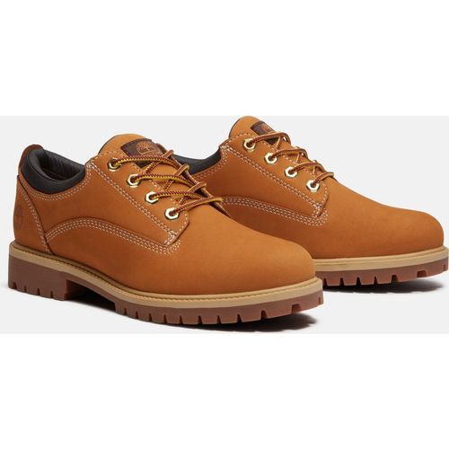 Timberland Mens Heritage Oxford Shoes in Tan Leather