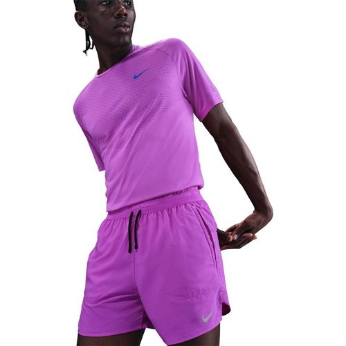 Nike Mens Dri FIT 5 Brief Lined Running Shorts in Vivid Purple - Sma
