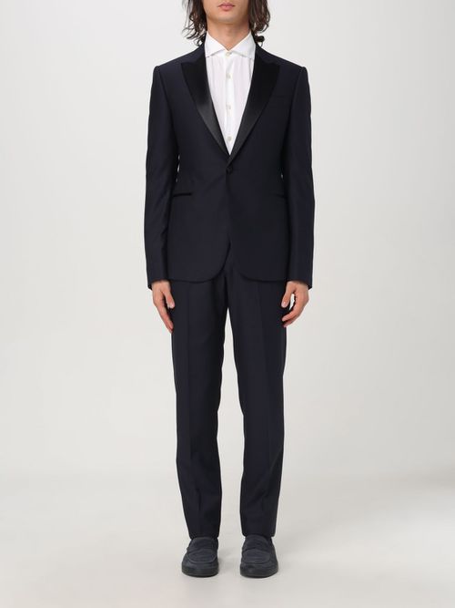 Suit Men color Blue