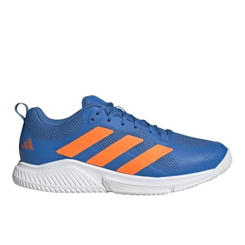 Adidas Mens Court Team Bounce 2.0 Volleyball Sneakers Shoes - Blue