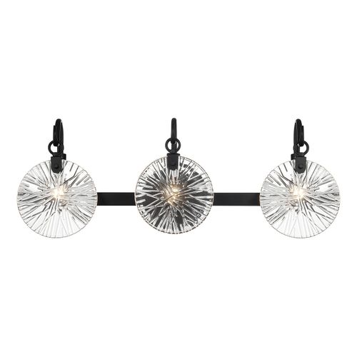 Addison 3-Light Bathroom Vanity Light in Matte Black