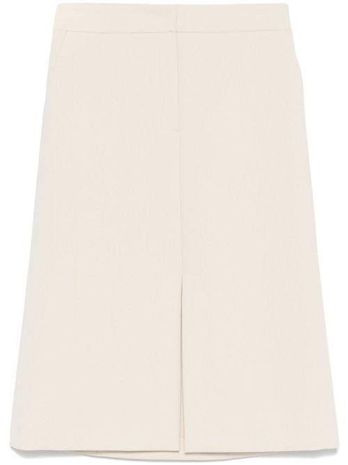 Flared midi skirt - Neutrals