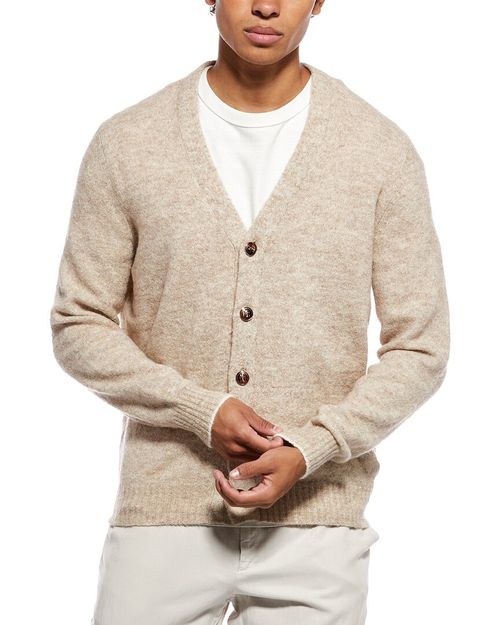 Alpaca & Wool-Blend Cardigan