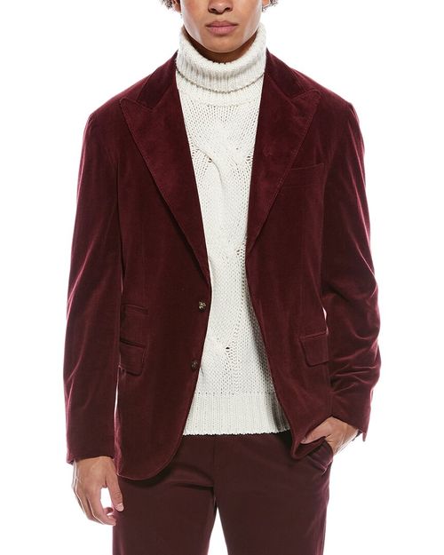 Cashmere-Blend Corduroy Blazer