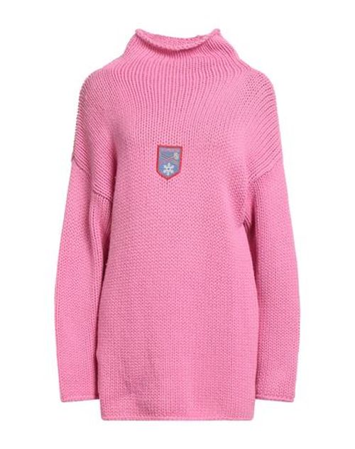 Woman Turtleneck Fuchsia Size L Cashmere
