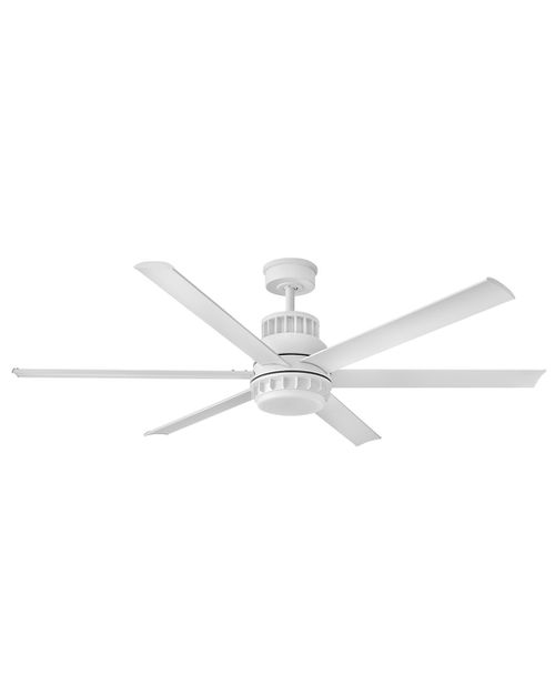 Matte White 60"Ceiling Fan from the Draftsman Collection