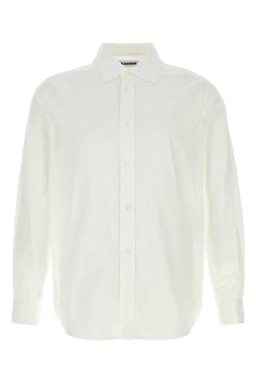 Cotton Poplin Shirt — White