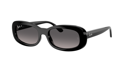 RAY-BAN Woman Sunglasses RB2221  -  Frame color: Transparent Beige, Lens color: Gradient Brown Polarized