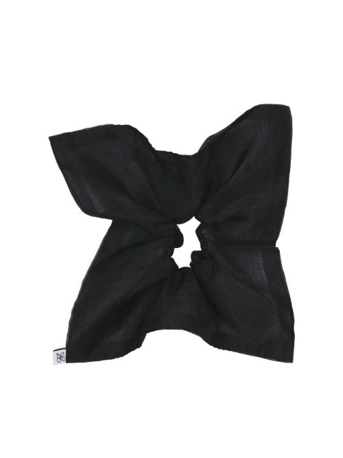 Mist Square Scrunch_Black