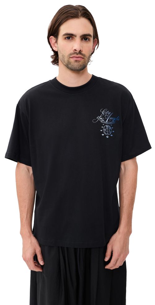 LA City Tee Black/Crew Yellow