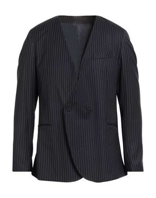 Man Blazer Midnight blue Size 40 Polyester, Viscose, Elastane