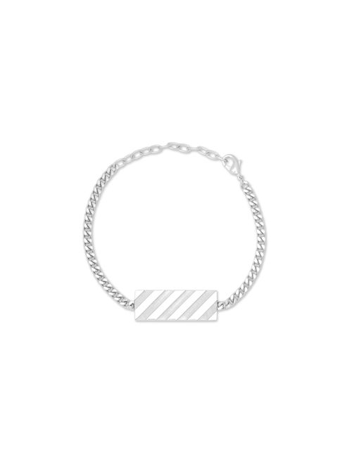 Diag Bracelet - Male Jewelry Silver