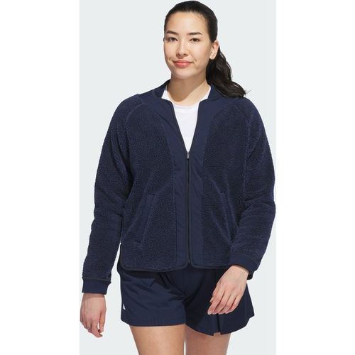 Adidas Performance Womens Go-to Fleece Jacket - Navy - Mediu