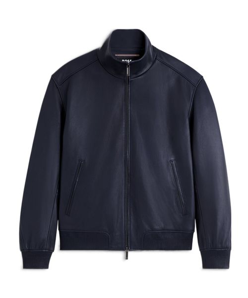 BOSS x ASTON MARTIN jacket in leather
