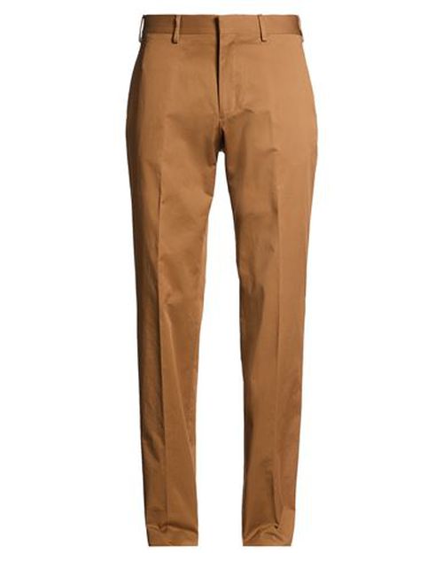 Man Pants Tan Size 32 Cotton, Elastane