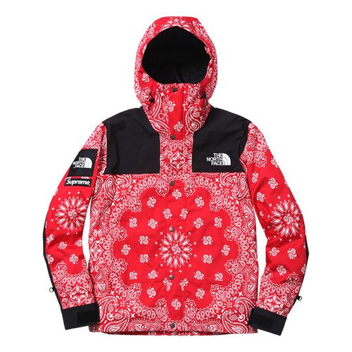 X The North Face Bandana Mountain Jacket Red