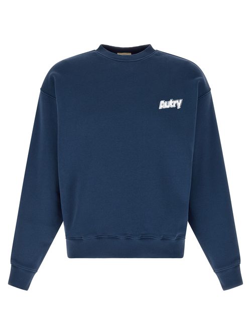Logo Print Embroidery Sweatshirt